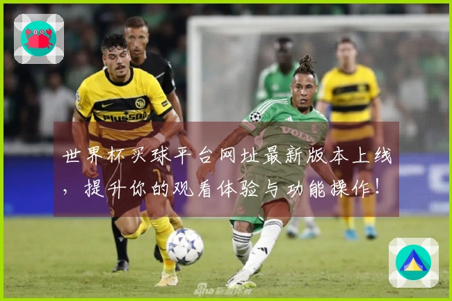 世界杯买球平台网址最新版本上线，提升你的观看体验与功能操作！